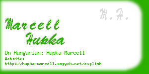 marcell hupka business card
